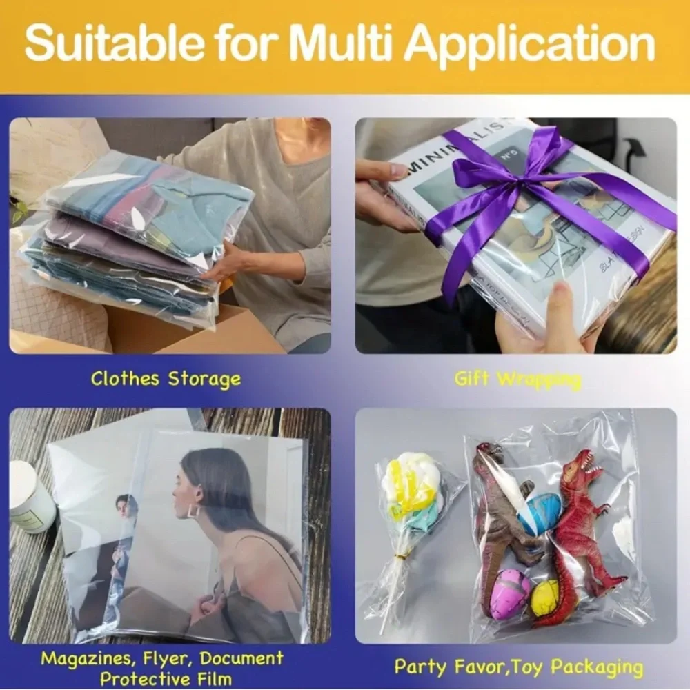 20 XL Cellophane Self Adhesive Bags